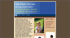 Desktop Screenshot of janeschadechildcare.com